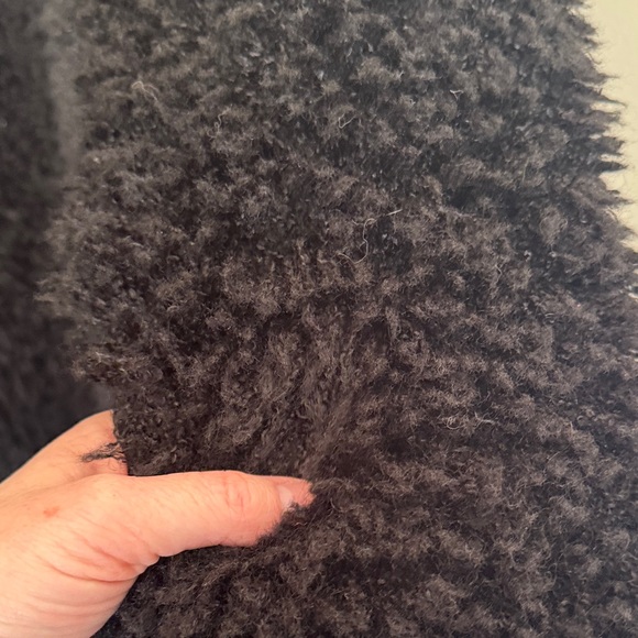 Wild Fable Black Teddy Faux Lamb Jacket size medium - Picture 5 of 5